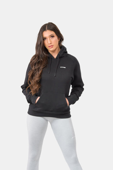 STING Womens Ultra Cropped Hoodie Black